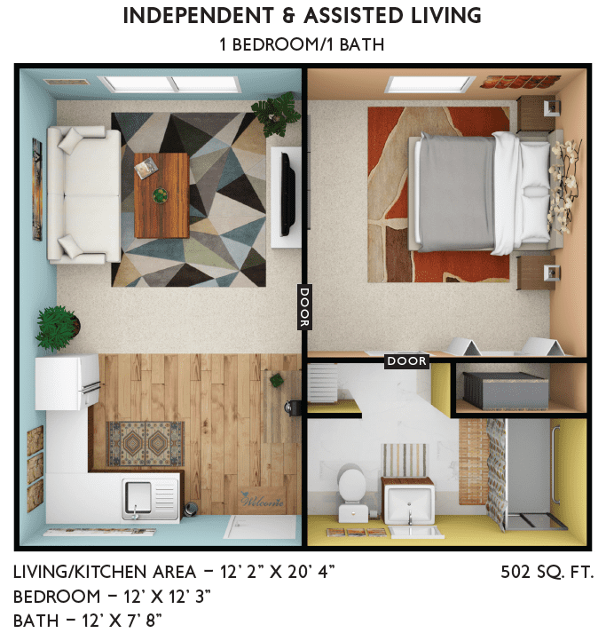 Senior Living - Assisted Living One Bedroom