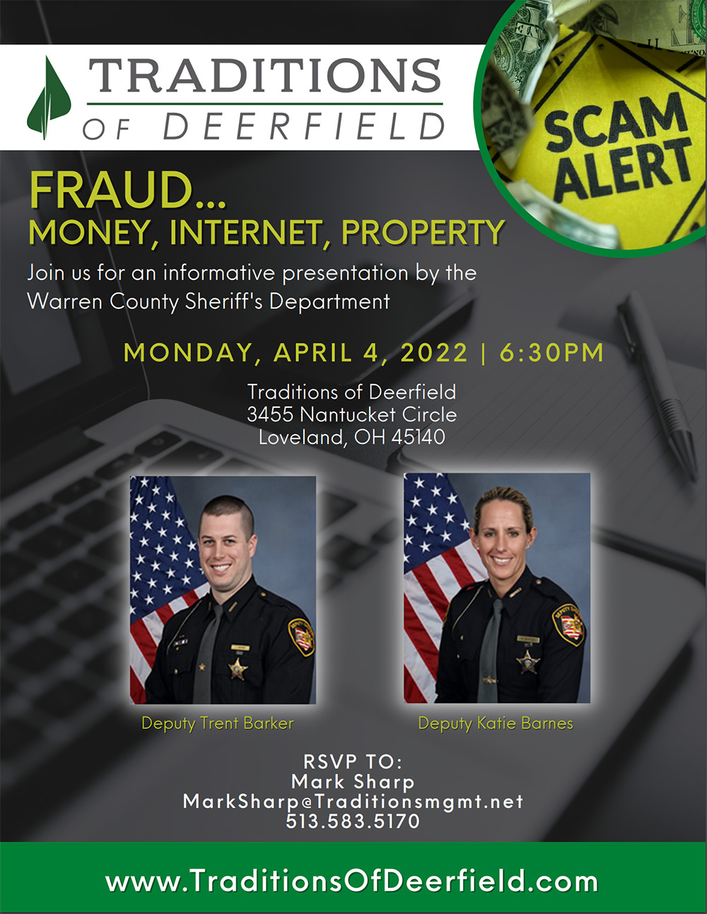 Fraud...Money, Internet, Property