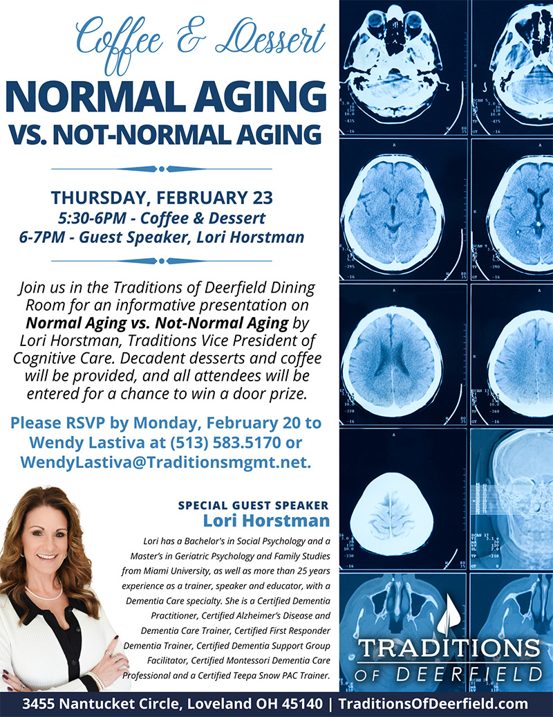 NORMAL AGING VS. NOT-NORMAL AGING