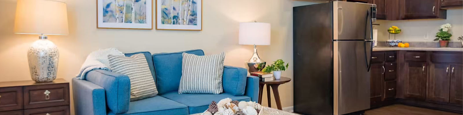 View of the inside of a senior living residence at Traditions of Deerfield